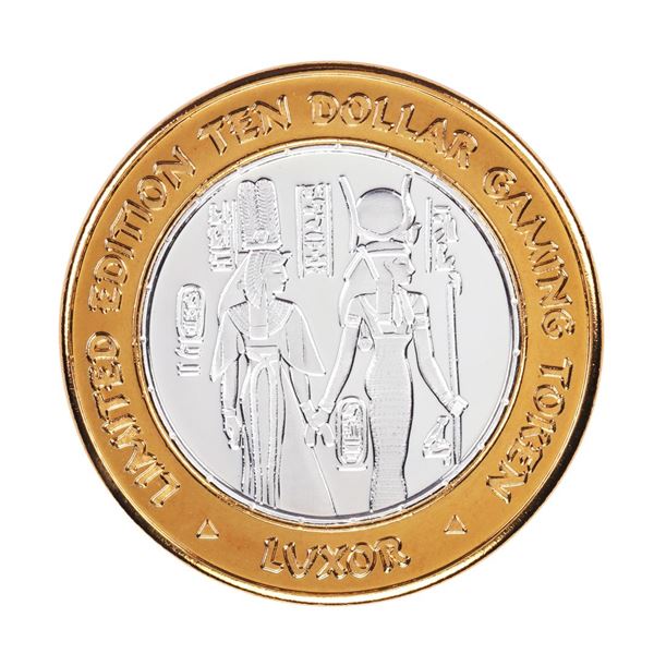 .999 Silver Luxor Las Vegas, Nevada $10 Casino Limited Edition Gaming Token