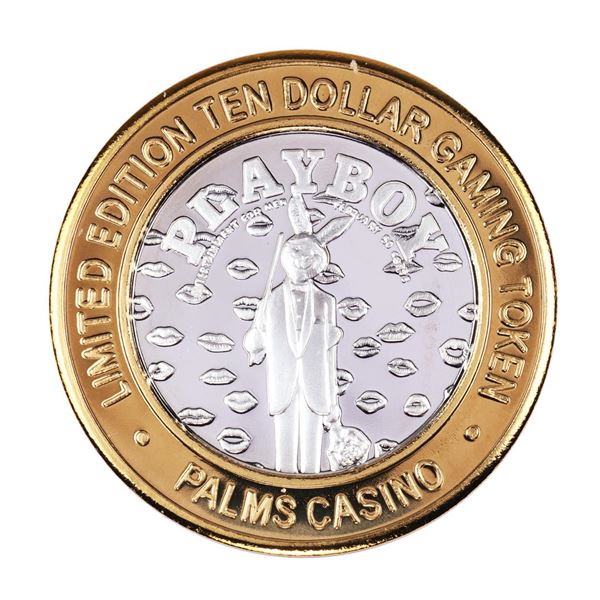 .999 Silver Palms Casino Las Vegas, NV $10 Casino Limited Edition Gaming Token