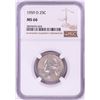 Image 1 : 1959-D Washington Quarter Coin NGC MS66