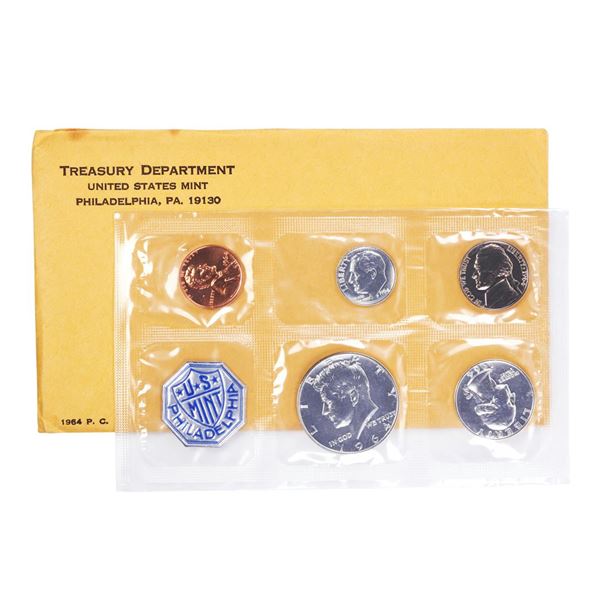 1964 (5) Coin Proof Set in Envelope
