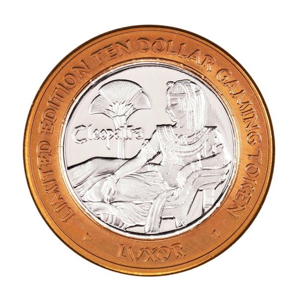 .999 Silver Luxor Las Vegas, Nevada $10 Casino Limited Edition Gaming Token