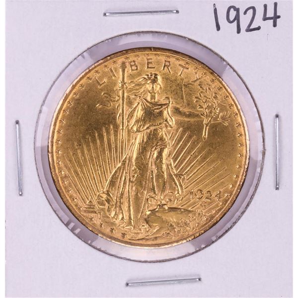 1924 $20 St. Gaudens Head Double Eagle Gold Coin