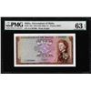 Image 1 : 1949 Malta 1 Pound Note Pick# 26a PMG Choice Uncirculated 63EPQ