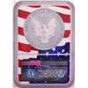 Image 2 : 2019-W $1 Proof American Silver Eagle Coin NGC PF70 Ultra Cameo Congratulations Flag