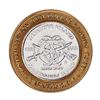 Image 1 : .999 Fine Silver Treasure Island Las Vegas, Nevada $10 Limited Edition Gaming Token