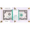 Image 1 : Pack of (100) Consecutive 1976 $2 Federal Reserve Notes New York in Holder