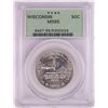 Image 1 : 1936 Wisconsin Centennial Commemorative Half Dollar Coin PCGS MS65 Old Green Holder