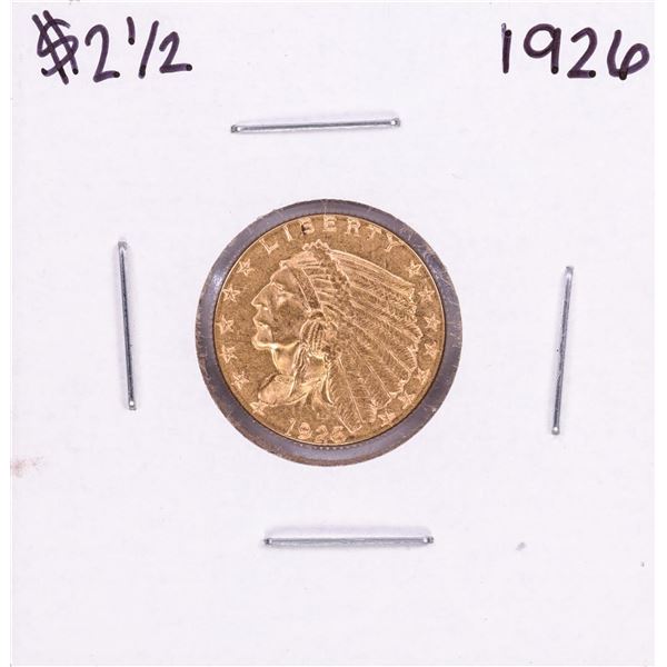 1926 $2 1/2 Indian Head Quarter Eagle Gold Coin
