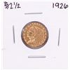 Image 1 : 1926 $2 1/2 Indian Head Quarter Eagle Gold Coin