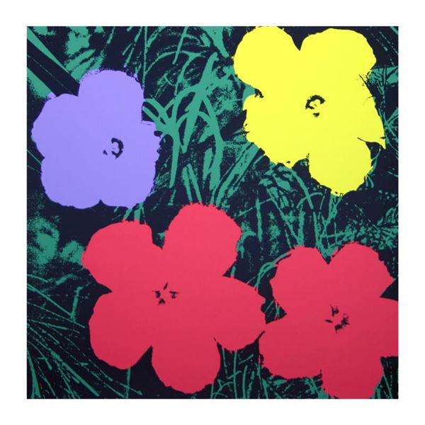 Andy Warhol "Flowers 11.73" Silkscreen