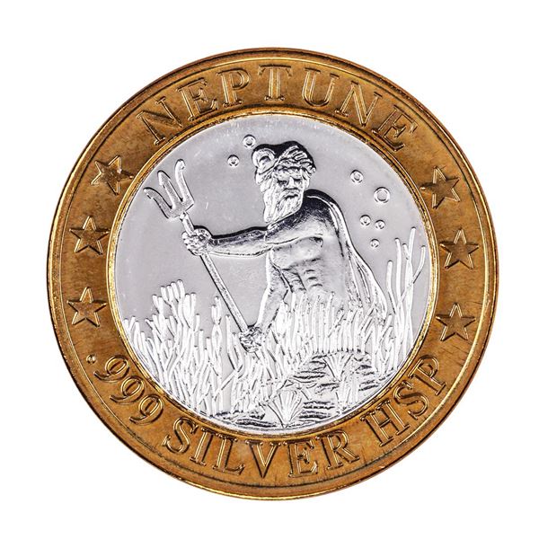 .999 Silver Royal Caribbean Cruise Line $10 Casino Limited Edition Gaming Token