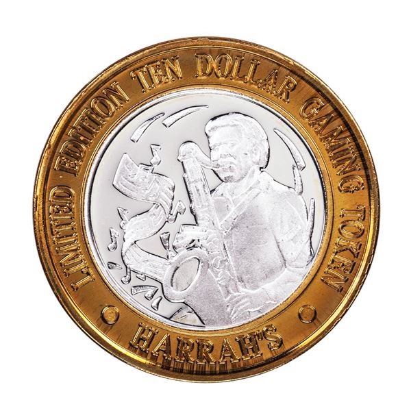 .999 Silver Harrah's Las Vegas, Nevada $10 Casino Limited Edition Gaming Token