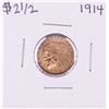 Image 1 : 1914 $2 1/2 Indian Head Quarter Eagle Gold Coin