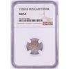 Image 1 : 1550 KB Hungary Denar 'Madonna and Child' Coin NGC AU50