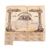 Image 1 : 1862 $500 Confederate Bond Obsolete Sheet B-58