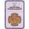 Image 1 : 1897-S $20 Liberty Head Double Eagle Gold Coin NGC MS61