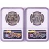 Image 2 : Lot of 1962-D & 1963-D Franklin Half Dollar Coins NGC MS64