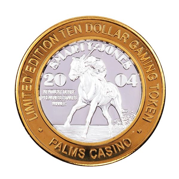 .999 Silver Palms Casino Las Vegas, NV $10 Casino Limited Edition Gaming Token