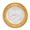Image 2 : .999 Silver McCarran International Airport Las Vegas, NV $10 Limited Gaming Token