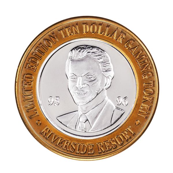 .999 Silver Riverside Resort Casino Laughlin, NV $10 Limited Edition Gaming Token