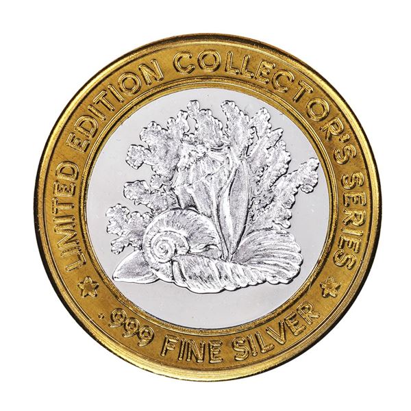 .999 Silver Players Island Maryland Heights, MO $10 Limited Edition Casino Gaming Token