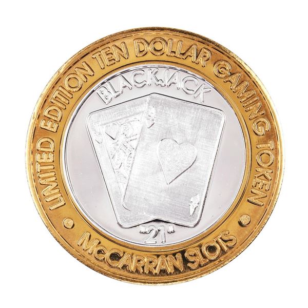 .999 Silver McCarran International Airport Las Vegas, NV $10 Limited Gaming Token