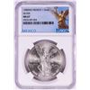 Image 1 : 1985Mo Mexico 1 Onza Libertad Silver Coin NGC MS67