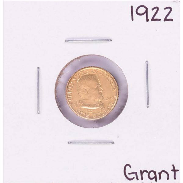 1922 $1 Grant No Star Commemorative Gold Dollar Coin
