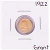 Image 1 : 1922 $1 Grant No Star Commemorative Gold Dollar Coin