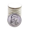 Image 1 : Roll of (20) Brilliant Uncirculated 1955 Franklin Half Dollar Coins