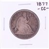 Image 1 : 1877-CC Seated Liberty Half Dollar Coin