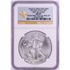 Image 1 : 2012(W) $1 American Silver Eagle Coin NGC MS69 First Releases Mint Sealed Box #9