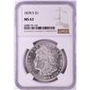 Image 1 : 1878-S $1 Morgan Silver Dollar Coin NGC MS63