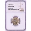 Image 1 : 1943-D Jefferson Nickel Coin NGC MS65 5FS