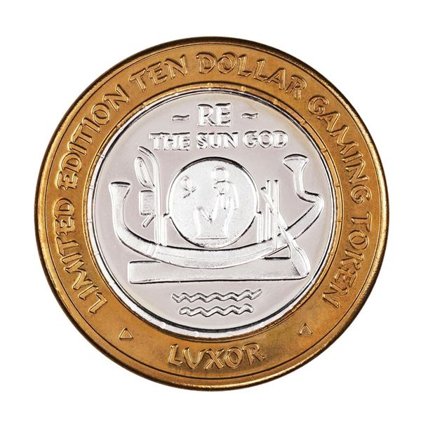 .999 Silver Luxor Las Vegas, Nevada $10 Casino Limited Edition Gaming Token