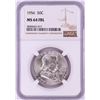 Image 1 : 1956 Franklin Half Dollar Coin NGC MS64FBL