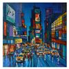 Image 1 : Rafael "Time Square Is Calling" Original Acrylic on Canvas