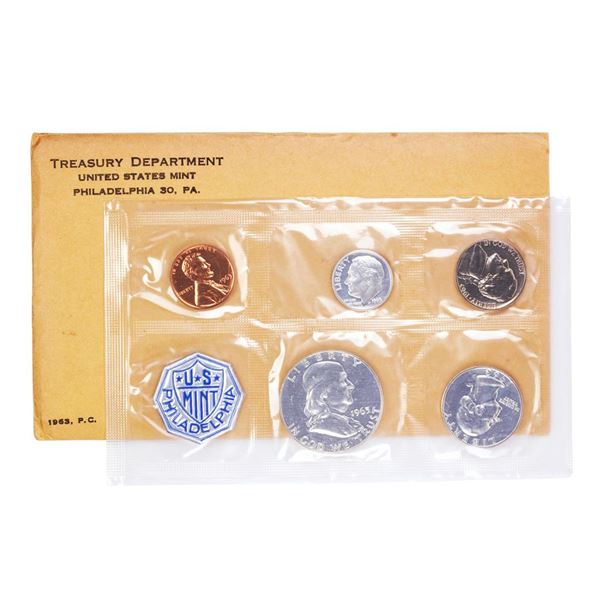 1963 (5) Coin Proof Set in Envelope