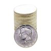 Image 1 : Roll of (20) Brilliant Uncirculated 1964-D Kennedy Half Dollar Coins