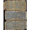 Image 2 : Lot of 1864 $5/$10/$20 Confederate States of America Notes