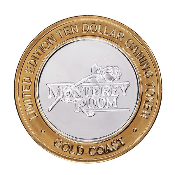 .999 Silver Gold Coast Las Vegas, Nevada $10 Casino Limited Edition Gaming Token