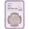 Image 1 : 1928-S $1 Peace Silver Dollar Coin NGC MS63