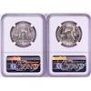 Image 2 : Lot of 1958 & 1958-D Franklin Half Dollar Coins NGC MS64