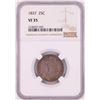 Image 1 : 1837 Capped Bust Quarter Coin NGC VF35