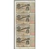 Image 1 : Uncut Sheet of (4) State of Louisiana Baby Bond Obsolete Notes