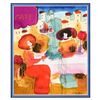 Image 2 : Moshe Leider Original Watercolor in Custom Frame