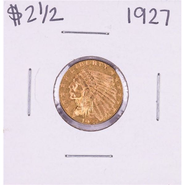 1927 $2 1/2 Indian Head Quarter Eagle Gold Coin