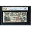 Image 1 : 1882BB $10 Phoenix, Arizona Territory CH# 4729 National Note PCGS Extremely Fine 40