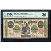 Image 1 : 1862 $20 Legal Tender Note Fr.124b PMG Very Fine 20