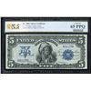 Image 1 : 1899 $5 Indian Chief Silver Certificate Note Fr.272 PCGS Gem Uncirculated 65PPQ